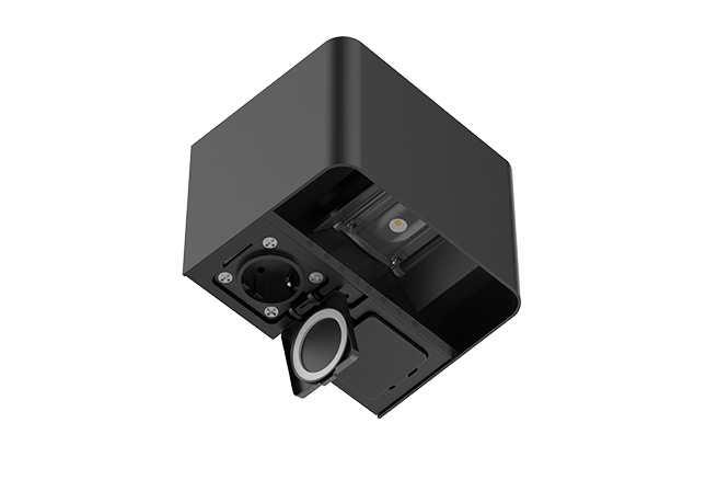 Presa_LED__0002_WL125-02 PRESA LED Med 2x Inbyggd Eluttag